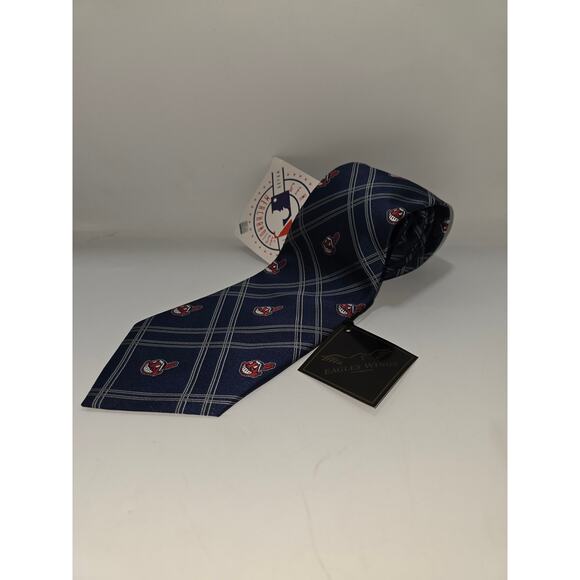 Eagles Wing Cleveland Indians Mens Indians Necktie Licensed Neck Tie NWT - Picture 1 of 7